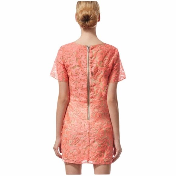 Veronica Beard Shift Dress Lace Floral Embroidered - Picture 3 of 8